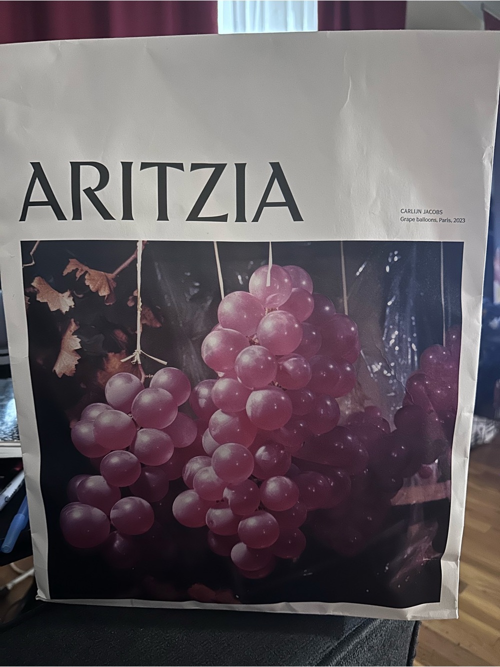 Aritzia Poster - Magenta Grape Cluster